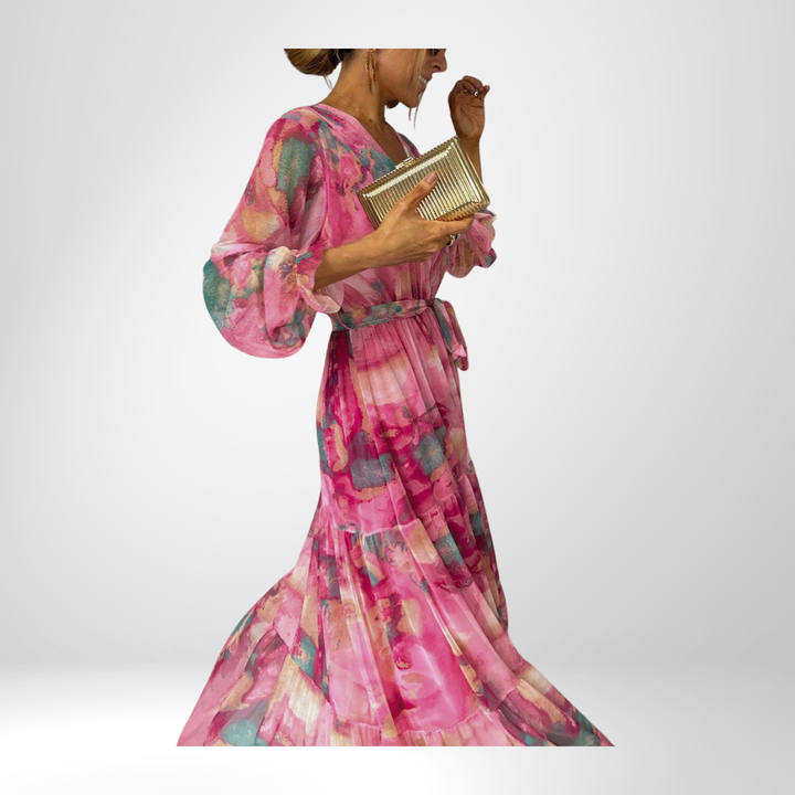 Hazel™ | Wrap Dress with Floral Print