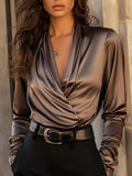 Rosalynn™ Elegant V-Neck Top