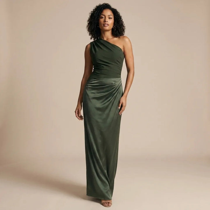 Luna™ | Maxi Dress with a Gilt in Satin