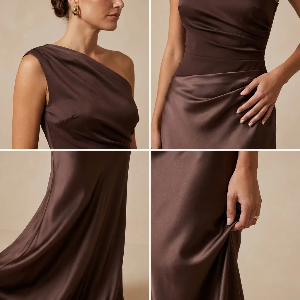 Luna™ | Maxi Dress with a Gilt in Satin
