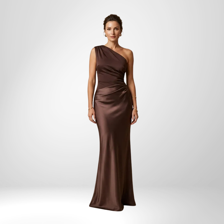 Luna™ | Maxi Dress with a Gilt in Satin