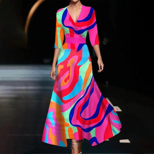 Aria™ | Chic Dress with Floral Print